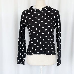 Harper Canyon Girls Polka Dot Pullover Hoodie in Size L (10-12)